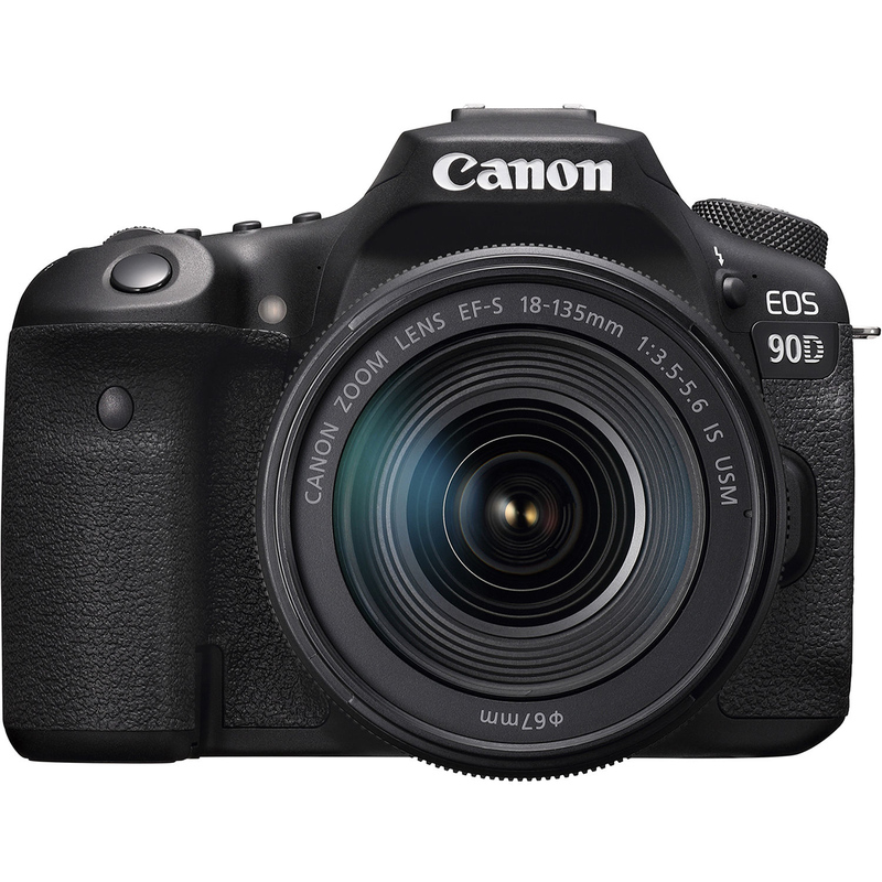 Canon EOS 90D Digital SLR Camera with EF-S 18-135mm f/3.5-5.6 IS USM Lens  